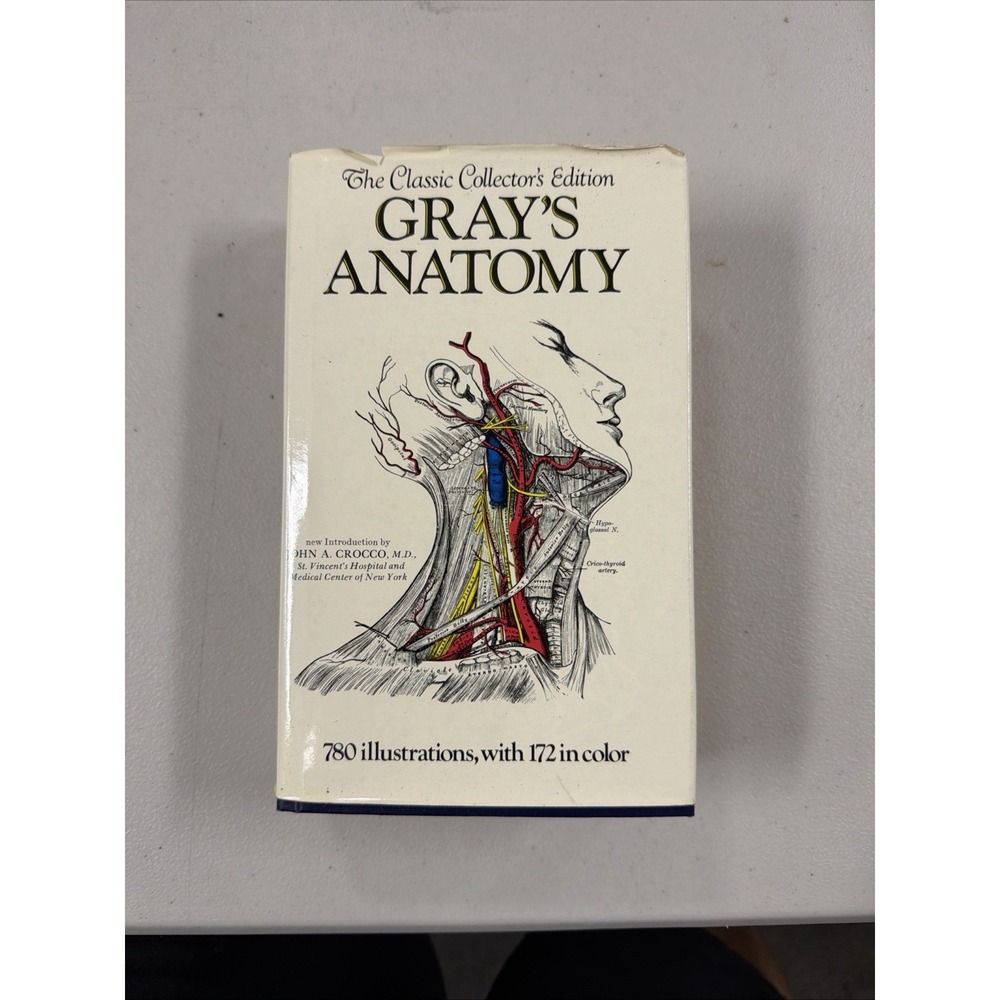 Gray's Anatomy Hardcover The Classic Collectors Edition 1977 Vintage Dust Jacket